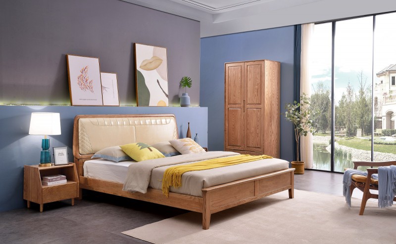 緣之林白蠟木C808#皮床