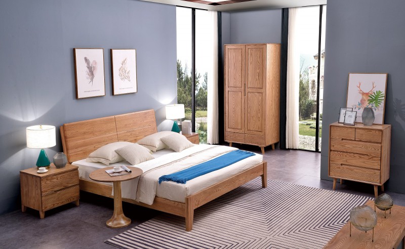 緣之林白蠟木C809#床