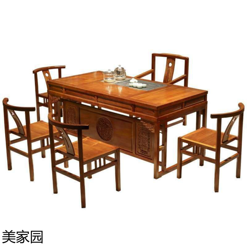 江西南康古典仿古格木(印尼花梨)花梨色/酸枝紅家具21