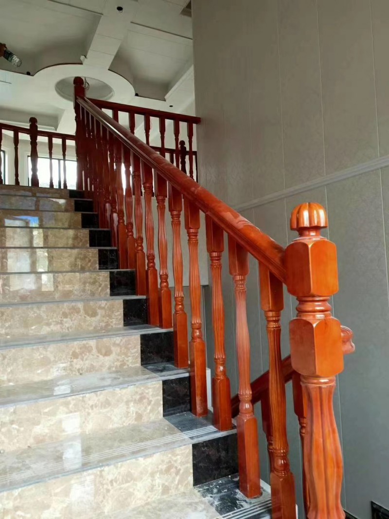 江西贛州實木樓梯廠家工程案例2