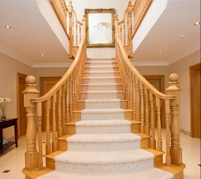 江西贛州實木樓梯廠家工程案例12