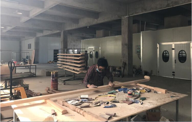 江西贛州實木樓梯廠家工廠實拍3