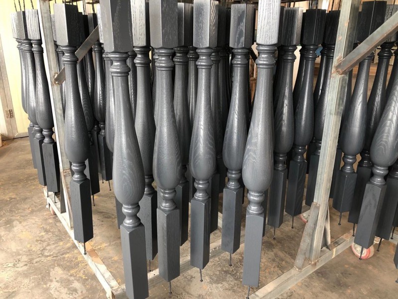 江西贛州實木樓梯廠家工廠實拍6