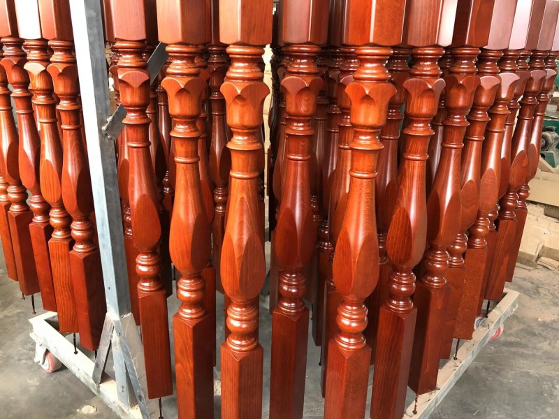 江西贛州實木樓梯廠家工廠實拍7