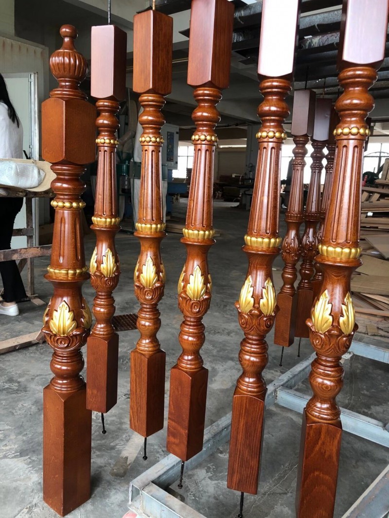 江西贛州實木樓梯廠家工廠實拍8