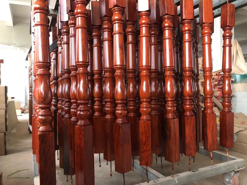 江西贛州實木樓梯廠家工廠實拍9