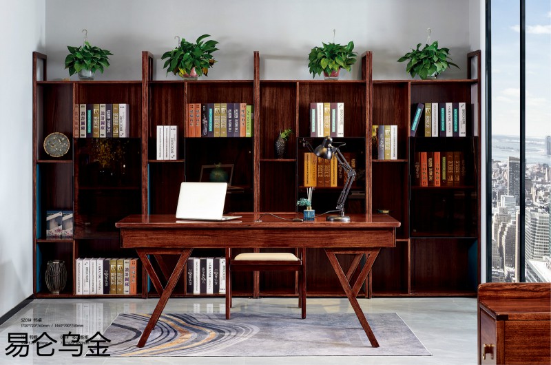 易侖烏金現(xiàn)代簡(jiǎn)約中式烏金木家具47