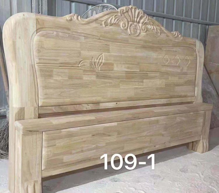 南康光明白坯實木床家具加工市場展廳實拍