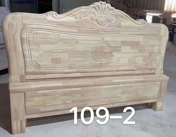 南康光明白坯實木床家具加工市場展廳實拍