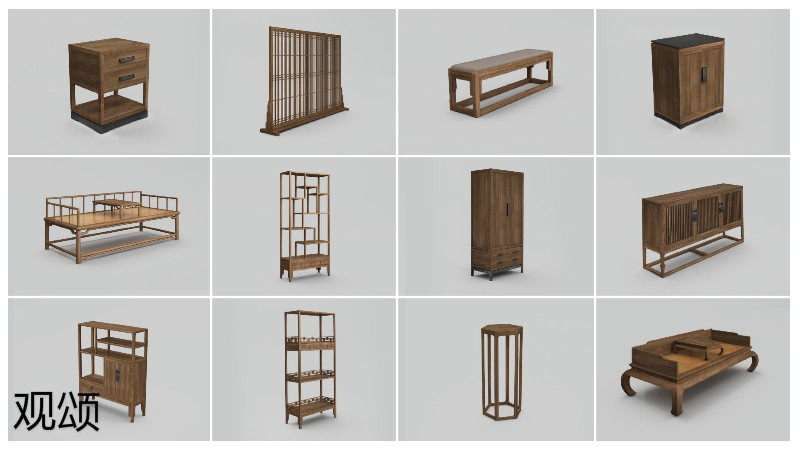 觀頌故宮文創家具、博物館家具廠家57