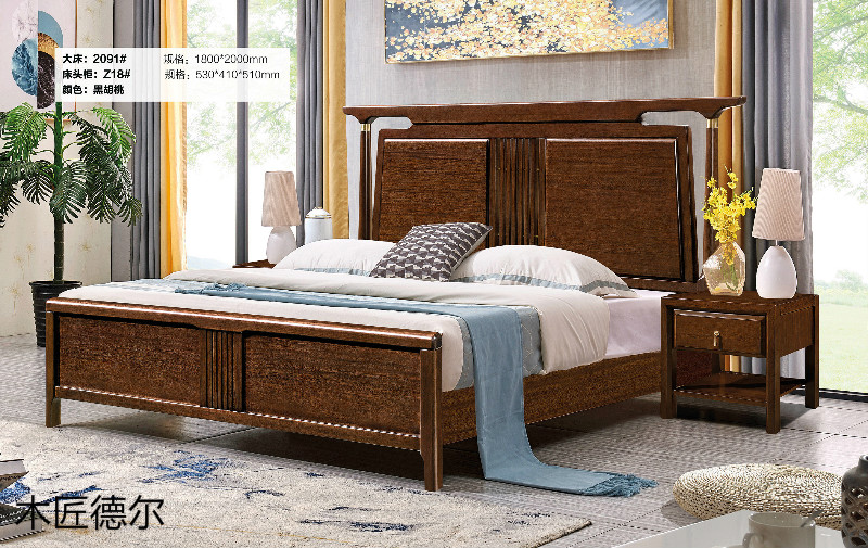 木匠德爾北美紅橡榫卯結(jié)構(gòu)新中式家具15