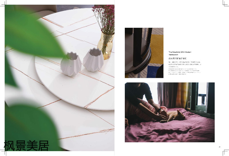 江西南康楓景美居輕奢極簡(jiǎn)餐桌椅20