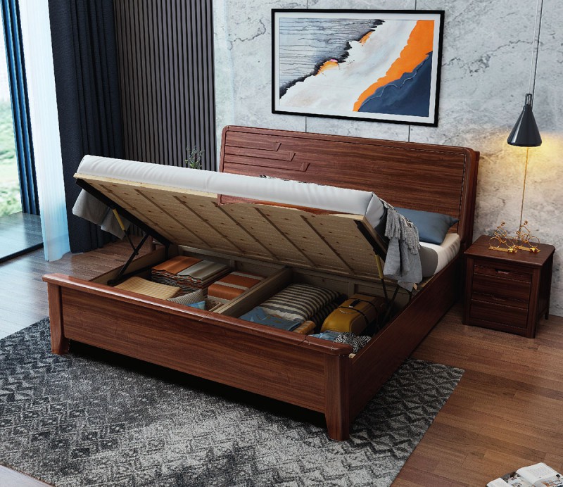 烏金木高箱大床903#