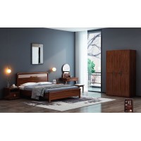 今晨至家烏金木大床888#