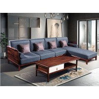 今晨至家烏金木轉角沙發208#