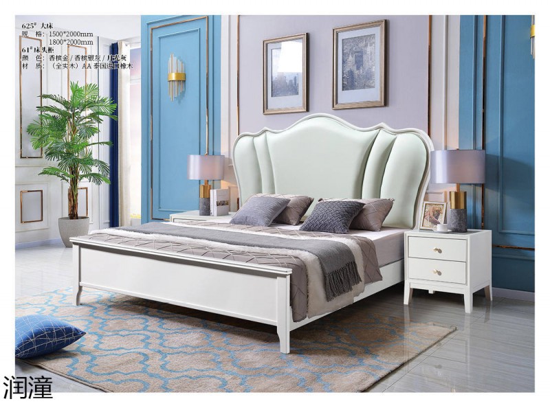 潤潼香檳金美式輕奢家具25