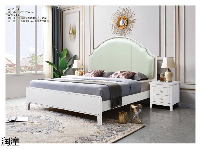 潤潼香檳金美式輕奢家具26