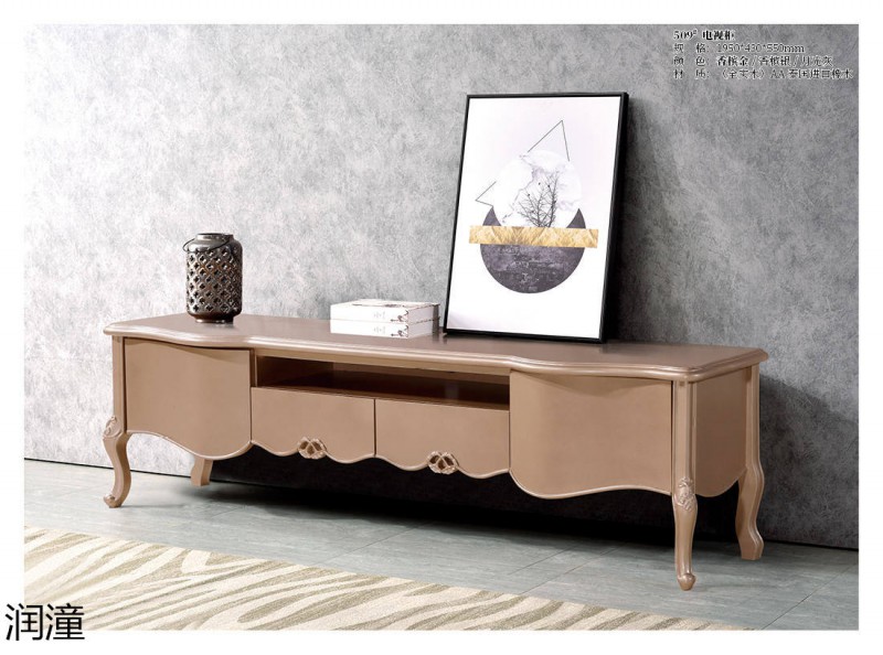 潤潼香檳金美式輕奢家具34