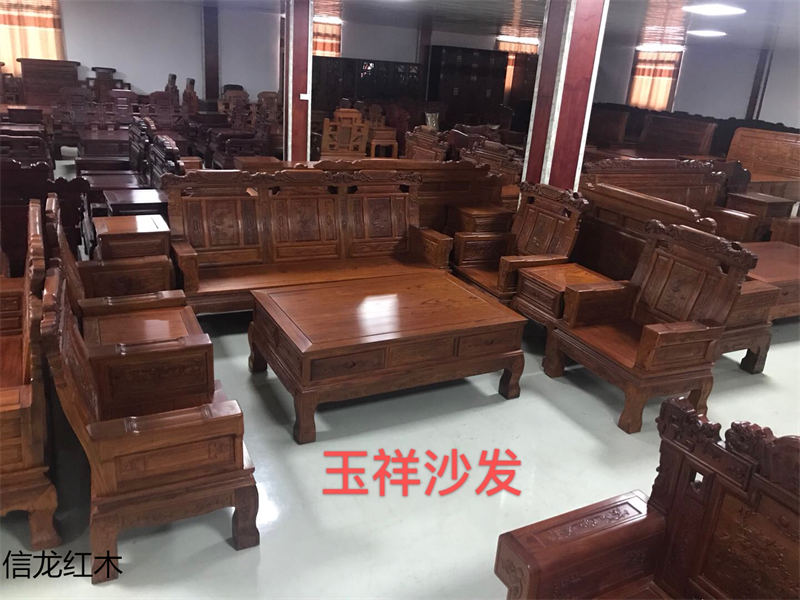 江西贛州南康非洲花梨紅木家具7