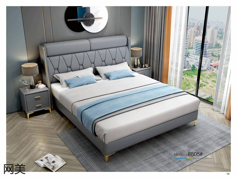 品贊家具網美輕奢皮床