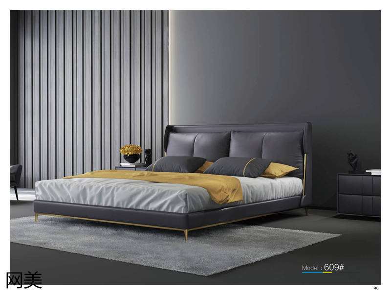 品贊家具網美輕奢皮床