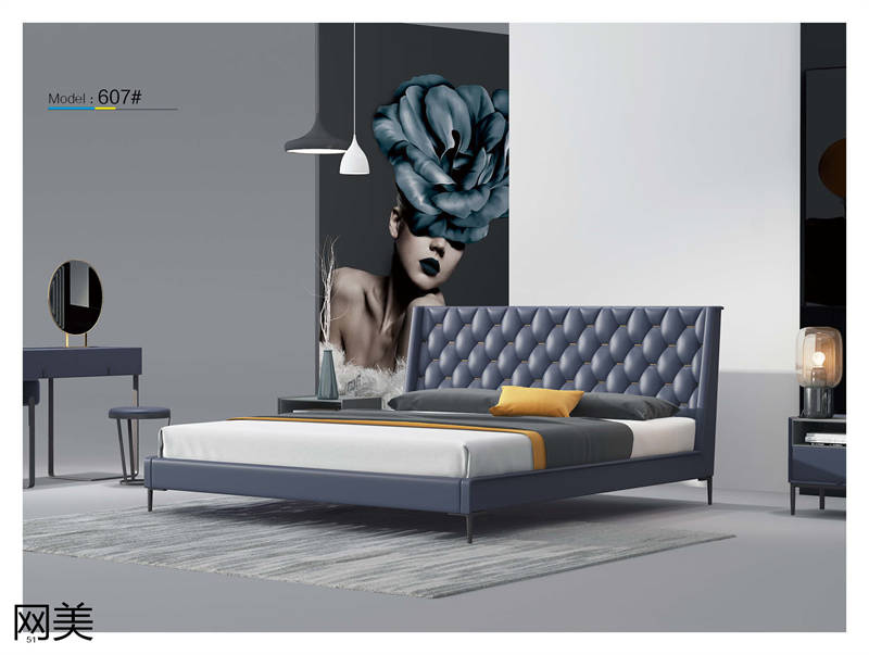 品贊家具網美輕奢皮床