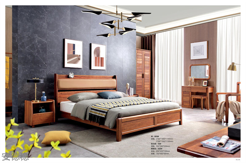 安德穩黃金胡桃木木蠟油家具25