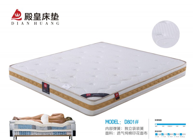 殿皇床墊：D801#介紹