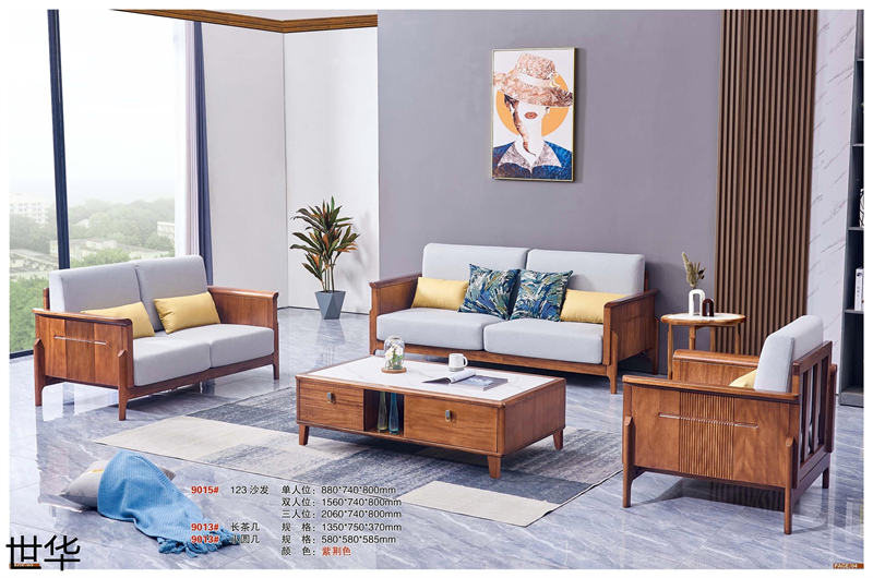 江西南康現(xiàn)代輕奢紅檀木家具2