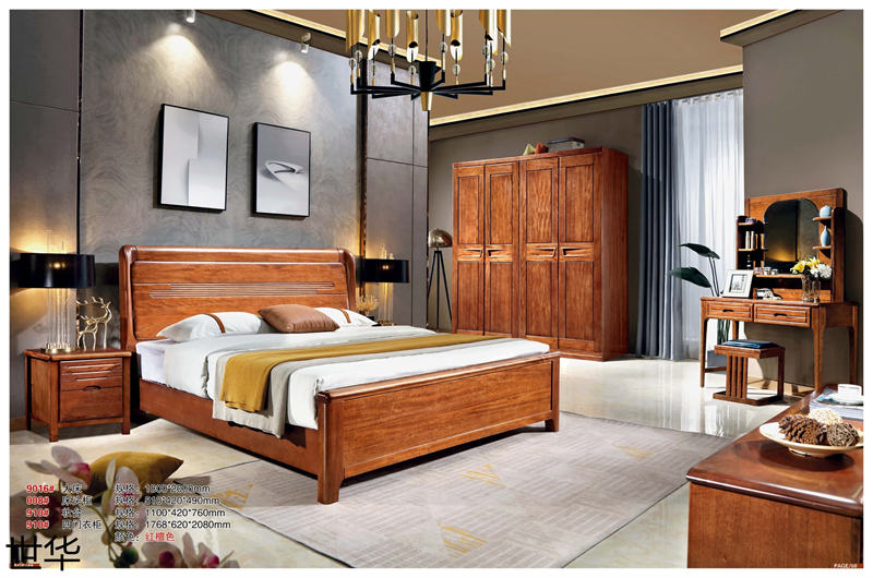 江西南康現(xiàn)代輕奢紅檀木家具25