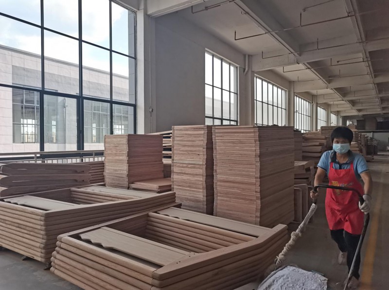 益志青少年兒童橡木套房家具工廠實拍10