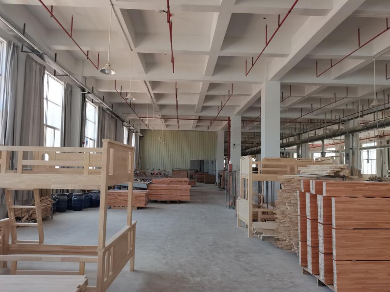 益志青少年兒童橡木套房家具工廠實拍21