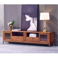 世華現代輕奢紅檀木家具：912#兩米電視柜