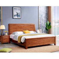 世華現(xiàn)代輕奢紅檀木家具：2023#大床、008#床頭柜