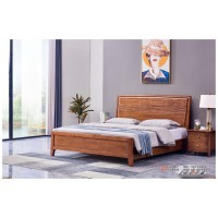 世華現代輕奢紅檀木家具：2042#大床、003#床頭柜