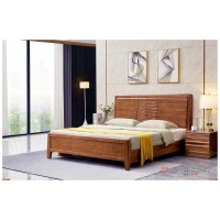 世華現代輕奢紅檀木家具：2036#大床、005#床頭柜