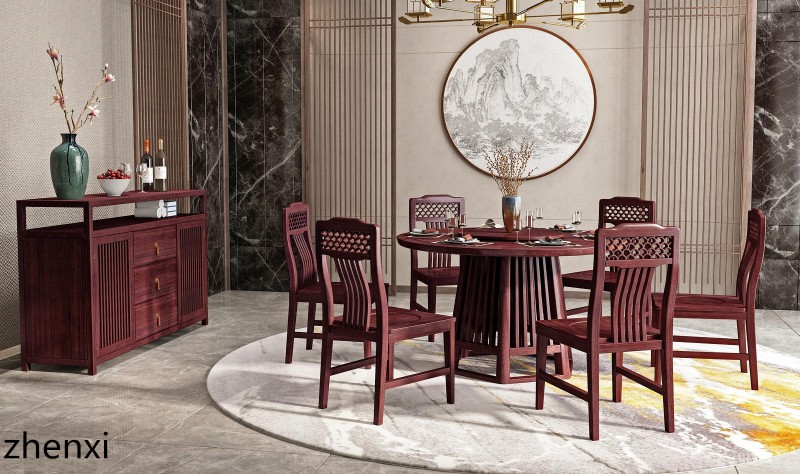 赤金檀木時尚新中式家具10