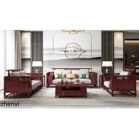 時尚新中式風格家具，赤金檀木家具廠家，赤金檀木新中式套房家具招商