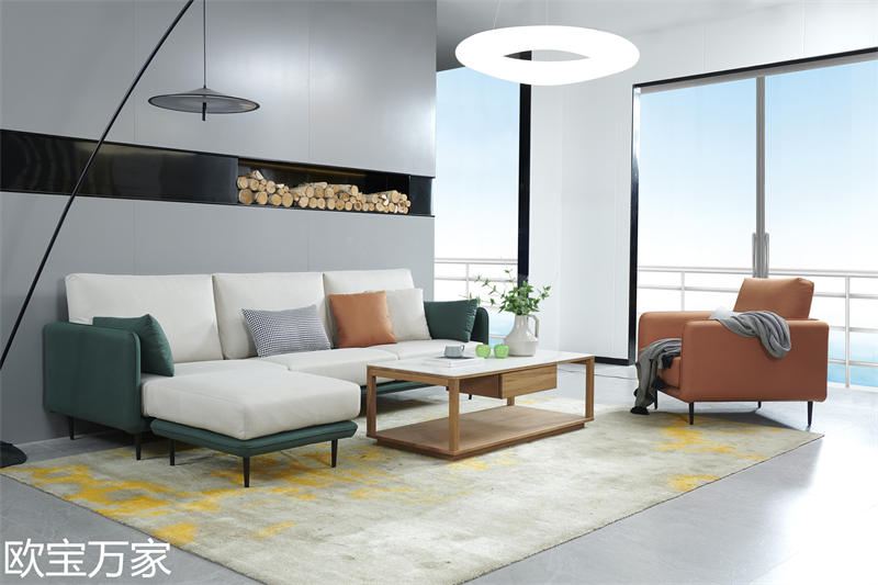 歐寶萬家現代時尚極簡白蠟木家具7