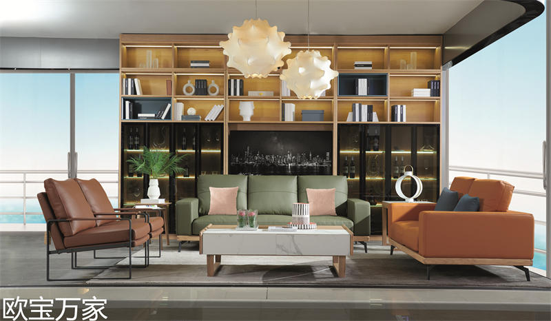 歐寶萬家現代時尚極簡白蠟木家具8