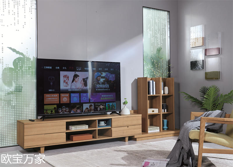 歐寶萬家現代時尚極簡白蠟木家具21