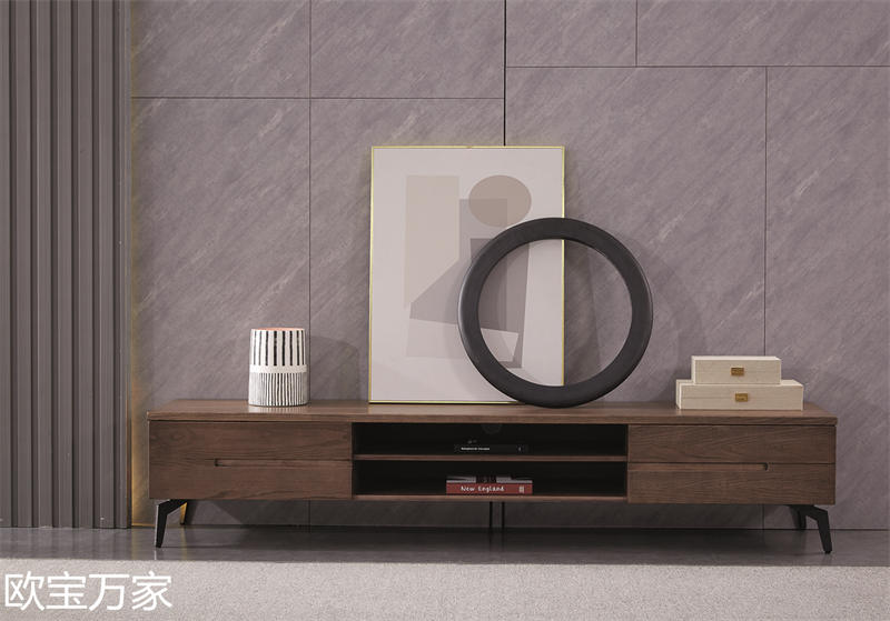 歐寶萬家現代時尚極簡白蠟木家具23