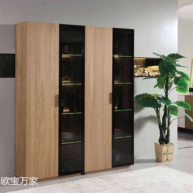 歐寶萬家現代時尚極簡白蠟木家具32