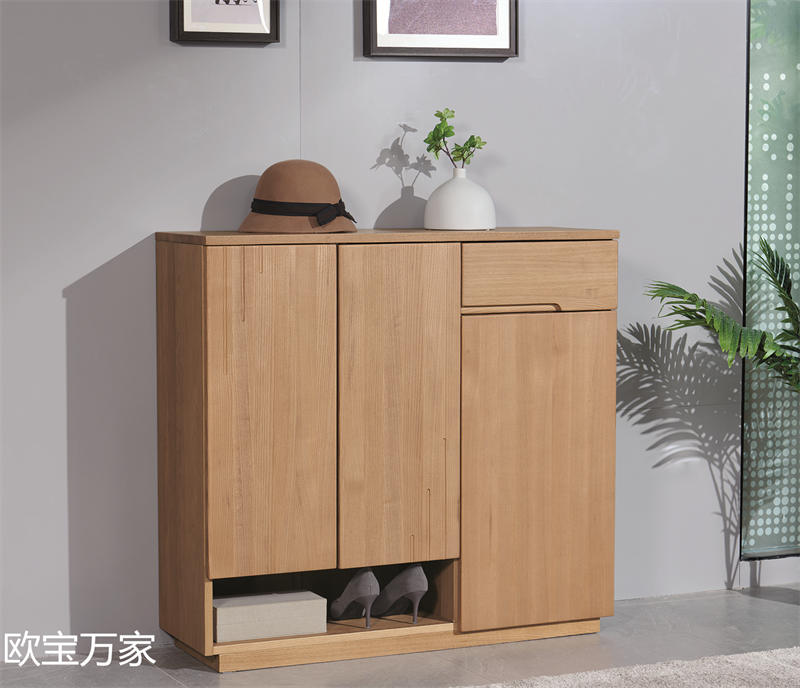 歐寶萬家現代時尚極簡白蠟木家具38