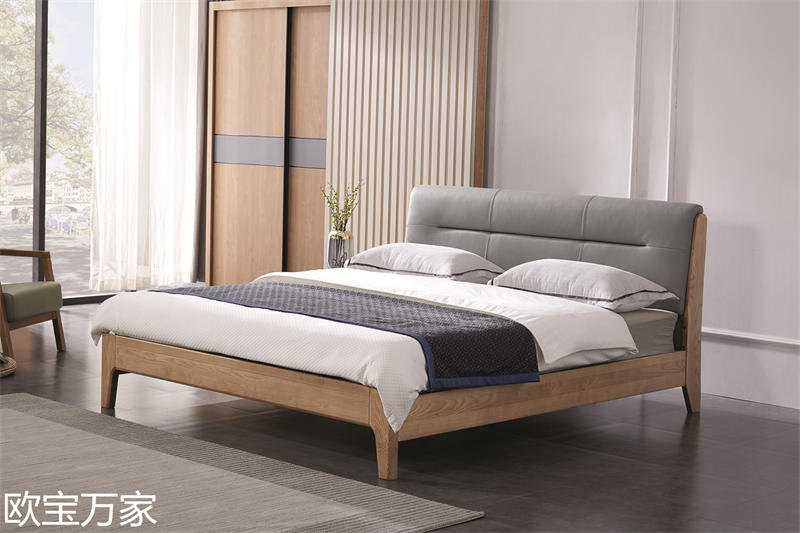 歐寶萬家現代時尚極簡白蠟木家具39