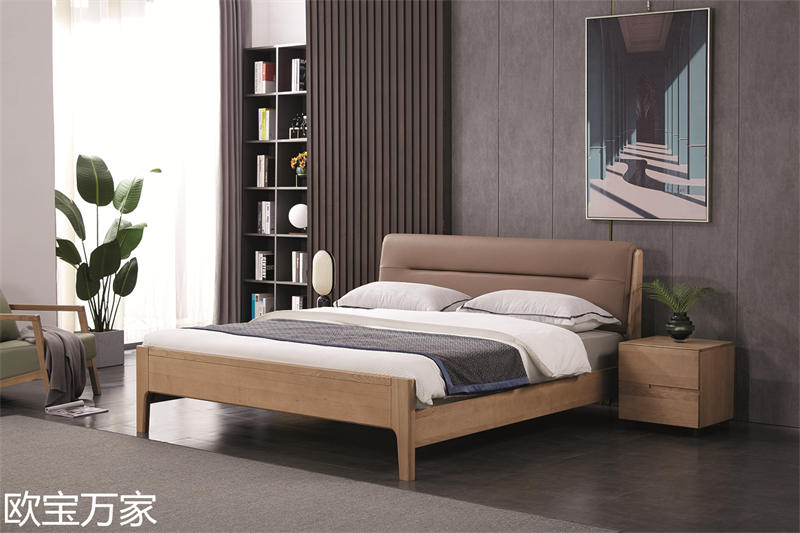 歐寶萬家現代時尚極簡白蠟木家具44