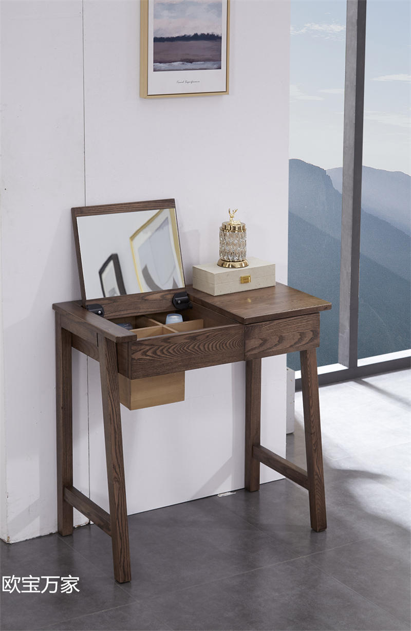 歐寶萬家現代時尚極簡白蠟木家具51