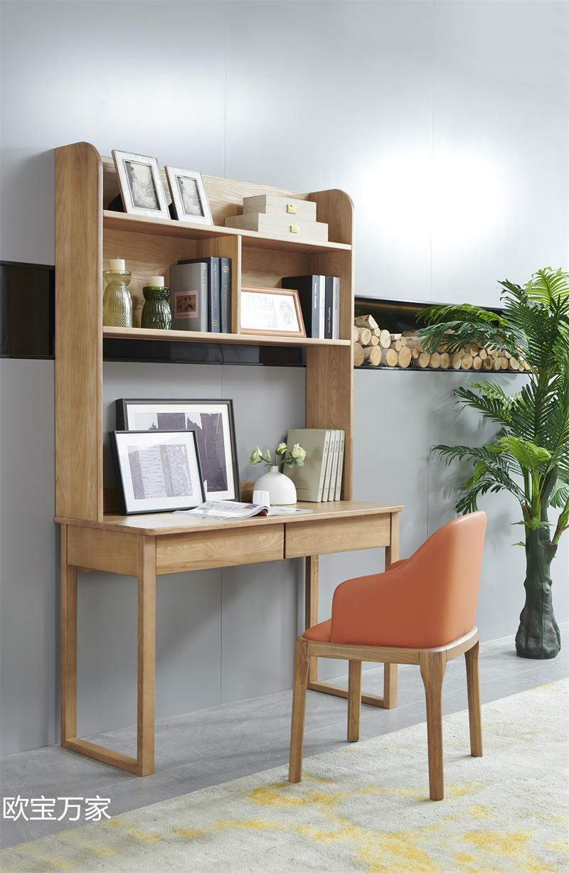 歐寶萬家現代時尚極簡白蠟木家具52