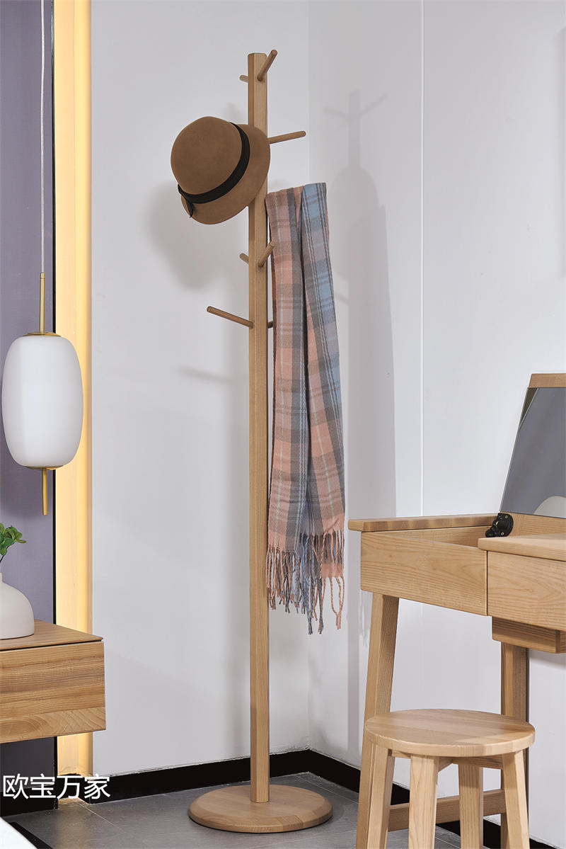 歐寶萬家現代時尚極簡白蠟木家具54