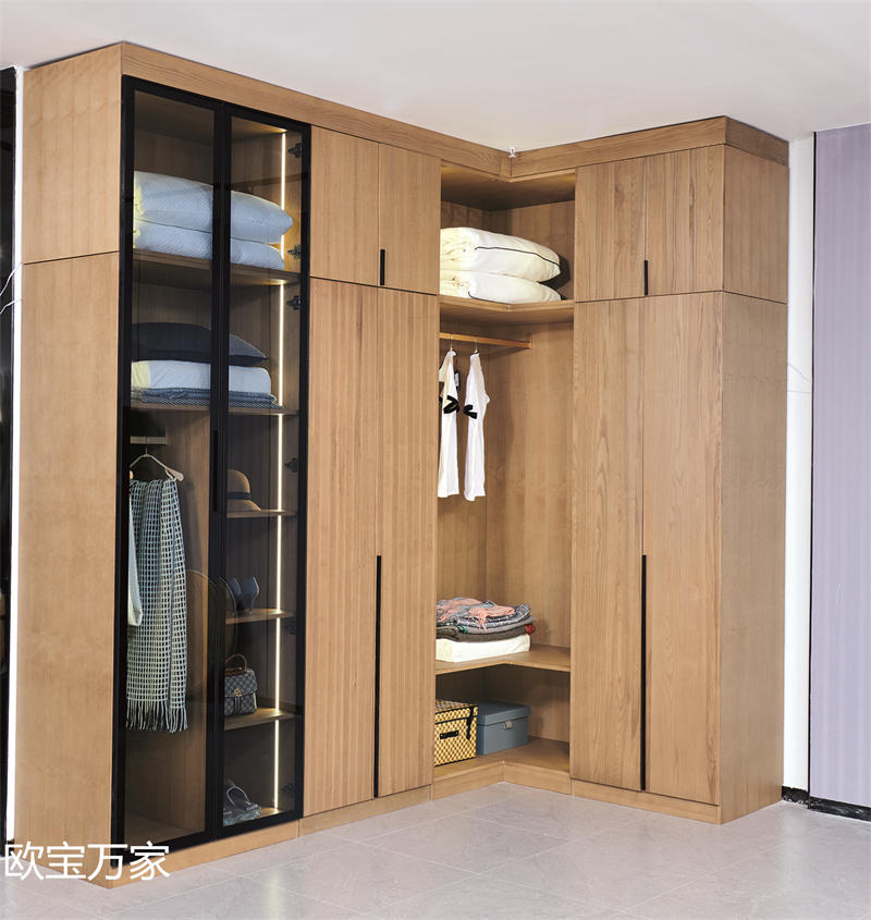 歐寶萬家現代時尚極簡白蠟木家具57